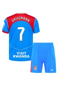 Atletico Madrid Antoine Griezmann #7 Babyklær Tredje Fotballdrakt til barn 2025-26 Korte ermer (+ Korte bukser)